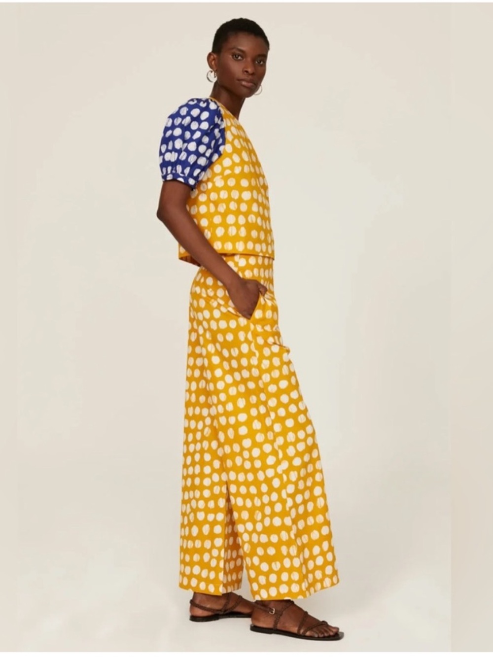 Busayo Yellow Palazzo Pant